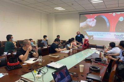 Promoting meeting in Suzhou Rail Transit Group Co., Ltd.