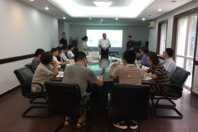 Promoting meeting in Wuxi Architectural Design and Research Institute